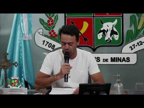 6ª Reunião Extraordinária da 2ª Sessão. 20ª Legislatura da Câmara Municipal de Carmópolis de Minas
