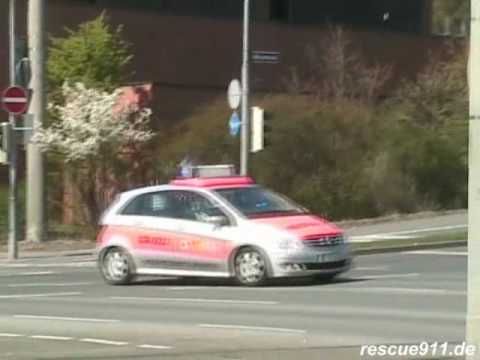 NEF Notarztdienst + RTW BRK Nürnberg (Zusammenschnitt)