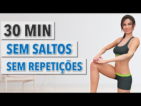 30 MIN CORPO COMPLETO SEM SALTOS, SEM REPETIÇÕES - TREINO EM CASA