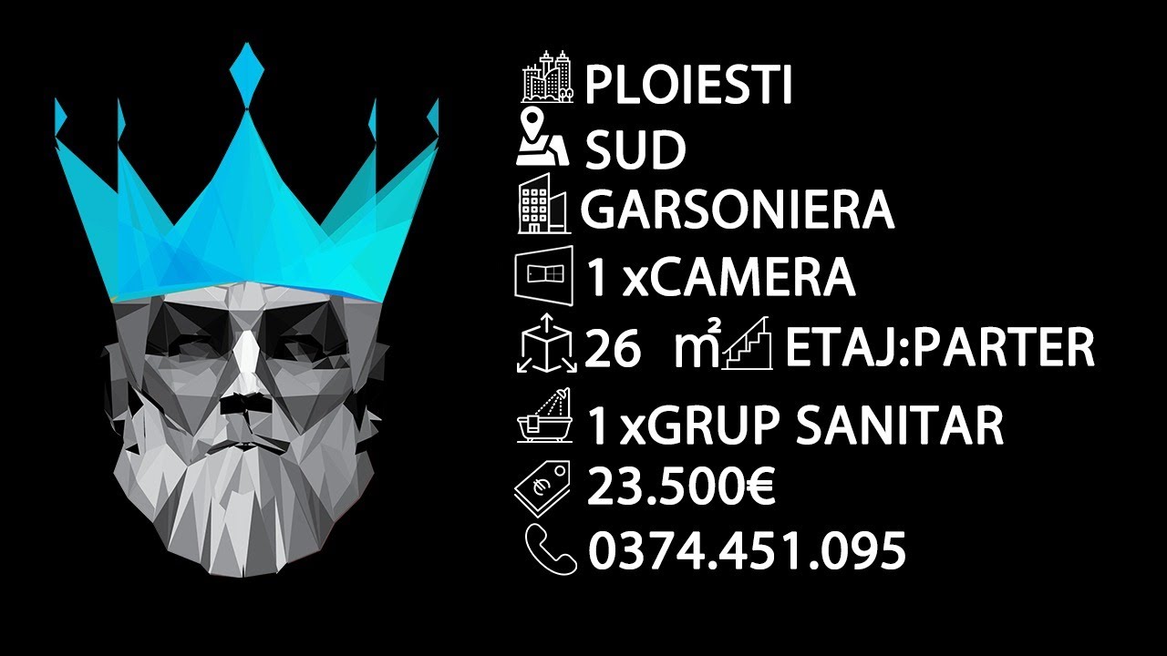 Tur video Sud| Garsoniera | Zona avantajoasa | 