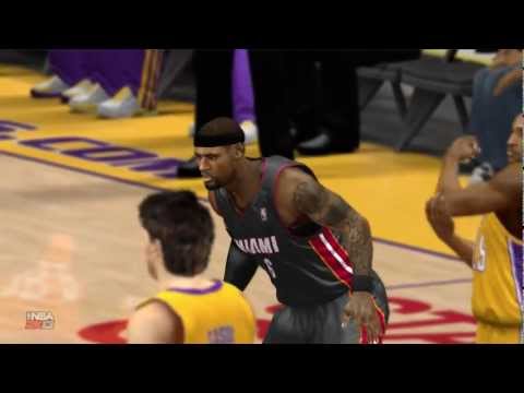 NBA 2K13 pre-game MIA@LAL (Eric B. & Rakim - I Ain't No Joke)