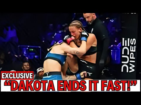 She Taunted Dakota Ditcheva — Seconds Later She Was OUT Cold!