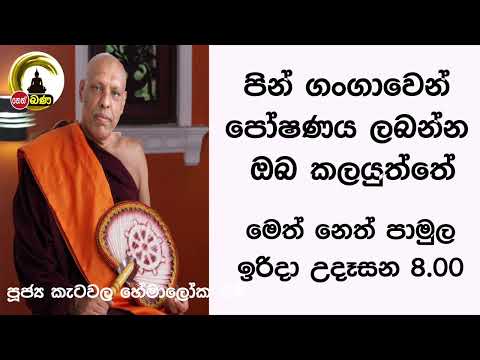 2022/01/23  Katawala Hemaloka Thero - මෙත් නෙත් පාමුල