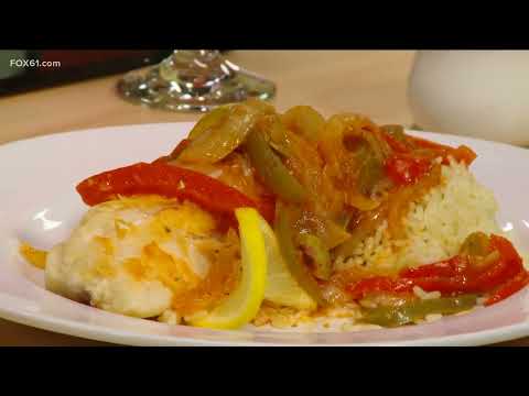 Wood-N-Tap's Vera Cruz-style red snapper over rice | Recipe