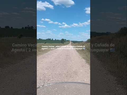 Camino a la localidad de  Queguayar , departamento de Paysandú , Uruguay 🇺🇾 . Videitos .
