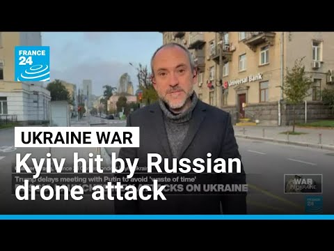 Mass Russian drone attack on Kyiv kills six people • FRANCE 24 English