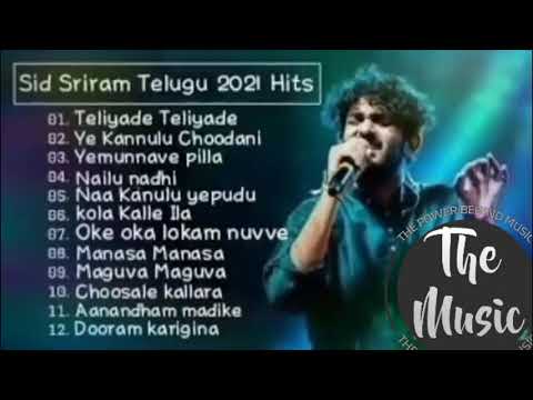 Sid Sriram Telugu 2021 Songs  Jukebox  Sid Sriram   The Power Behind music