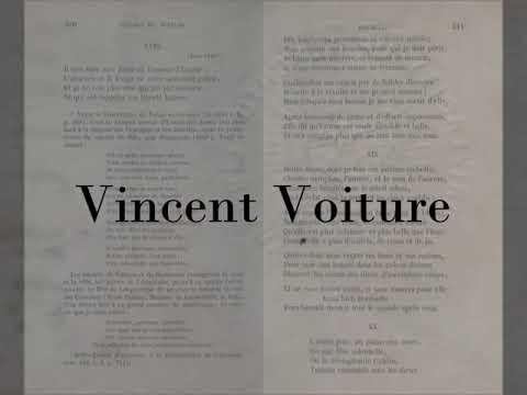Il faut finir mes jours en l’amour d’Uranie..., Vincent Voiture