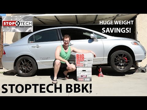 Stoptech C43 BBK Unboxing, and Test Fit || Project Civic Si Part 11