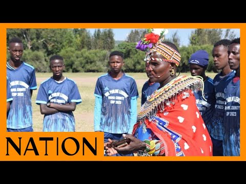Mama Youth, a woman training men’s football team in Samburu North