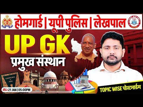 UP GK | UP GK Topic Wise MCQ Class #14 | UP Police, Lekhpal, Home Guard, UP GK By Ankit Sir
