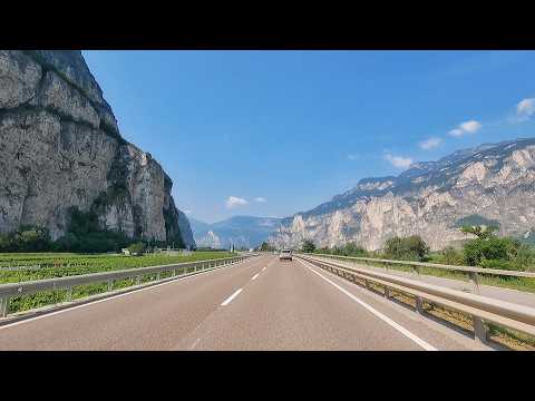 BOLZANO to TRENTO scenic drive | Italy