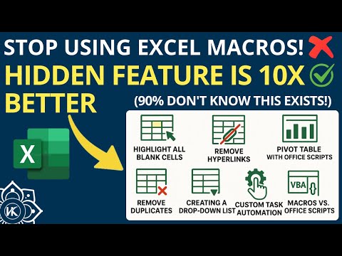 🚀 STOP Using Excel Macros! This Hidden Feature is 10x Better