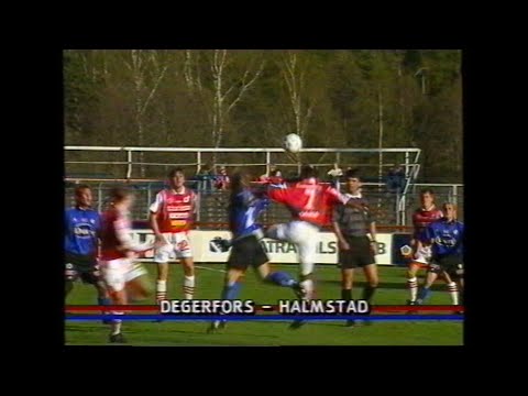 Degerfors IF - Halmstads BK (Allsvenskan 1997)