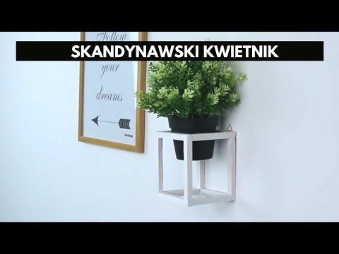 Jak zrobić kwietnik w stylu skandynawskim? #diy #śnieżka