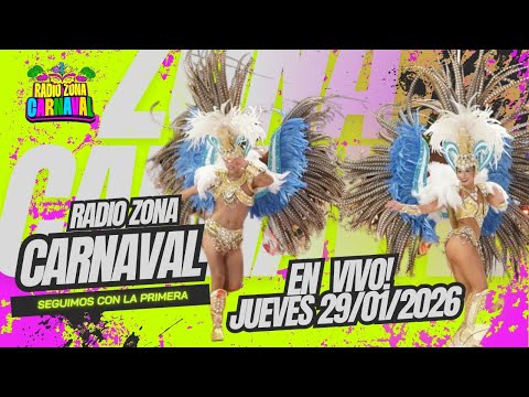 🔴EN VIVO! 🎭Zona Carnaval -Seguimos con la 1ra noche de carnaval de Concordia - 29 Enero 2026