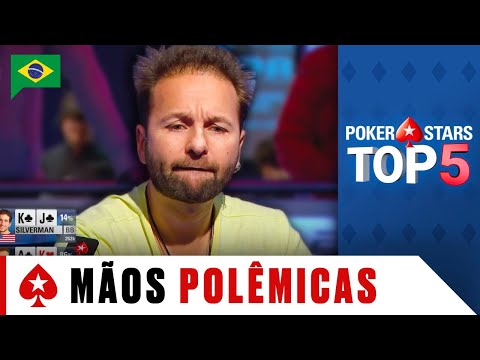 As Mãos de Poker Mais POLÊMICAS ♠️ Top 5 do PokerStars ♠️ PokerStars Brasil