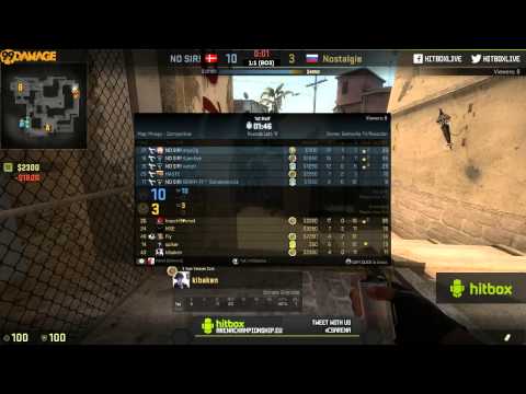 Hitbox CS:GO Arena Championship #2 - LB Finale  Nostalgie vs. NO SIR! (de_mirage) Map 3