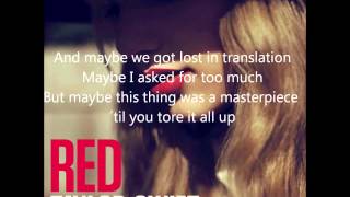 All Too Well Taylor Swift Full Audio with lyrics