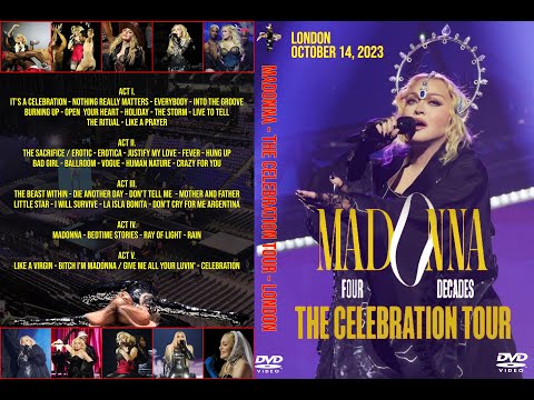 MADONNA - THE CELEBRATION TOUR - LONDON - THE O2 ARENA *10.14.2023.