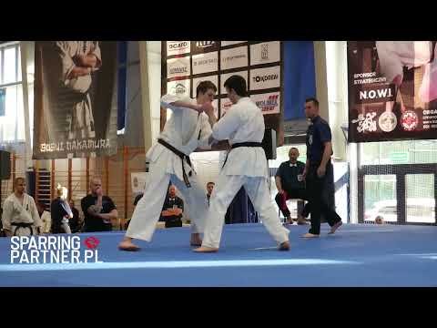 Paweł Bojarski vs Szymon Olpiński -90kg Mistrzostwa Polski Polskiego Związku Karate Kontaktowego