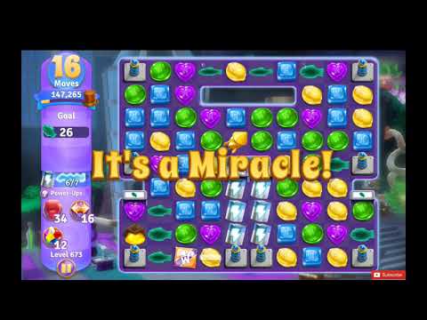 Wonka's World of Candy Level 673 NO BOOSTERS - A S GAMING ✔