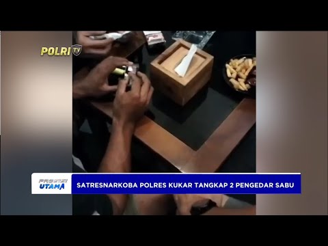 POLRES KUTAI KARTANEGARA TANGKAP PENGEDAR SABU