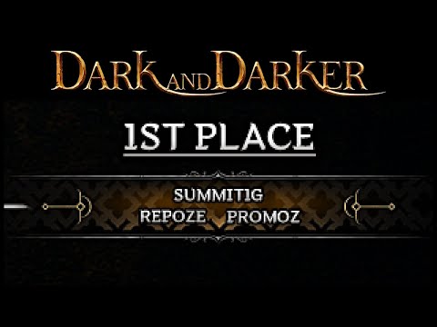 WE WON THE FIRST OFFICAL DARK AND DARKER ARENA TOURNAMENT