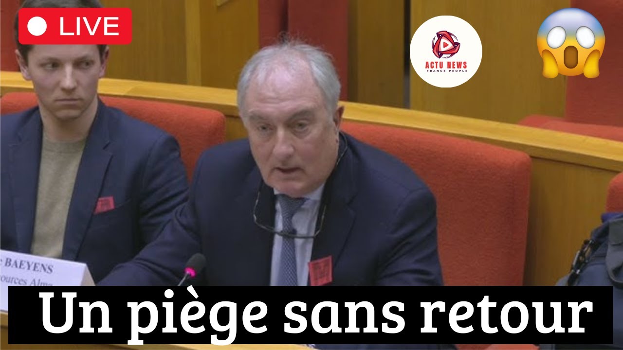 EAU contaminée : Il se fait piéger en direct au Sénat après avoir menti !