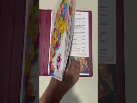 Hotel Menu Folder