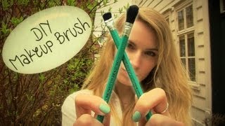 DIY: Makeup Brush! How to Make a Makeup Brush.