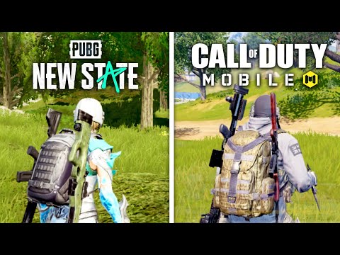 PUBG New State Mobile vs. Call of Duty Mobile | Ultimate Face-Off Comparison 🔥