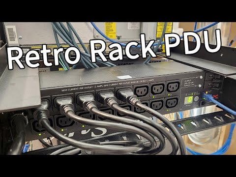 Retro Rack PDU Install