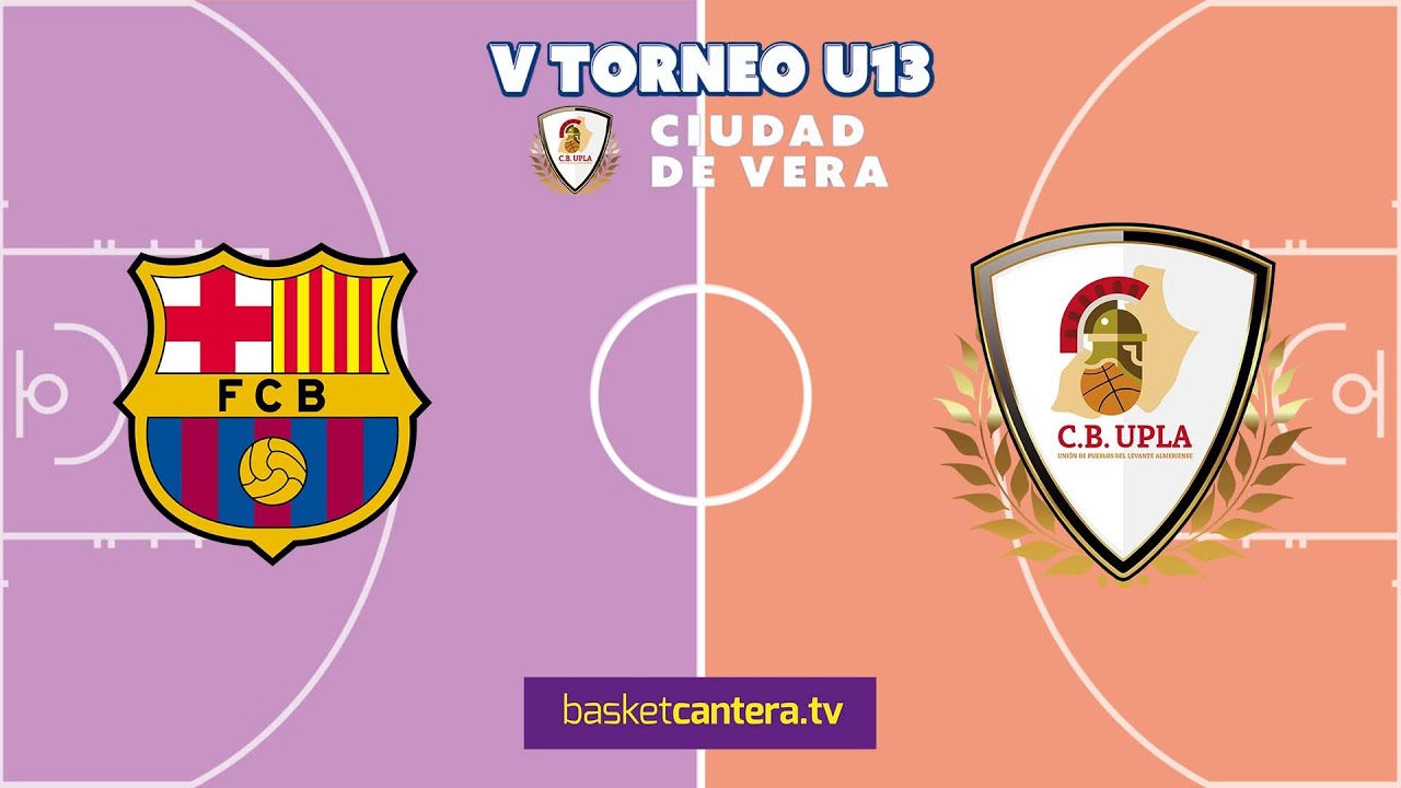 U13M.  FC BARCELONA vs CB UPLA- Torneo Preinfantil Ciudad de Vera #BasketCantera.TV