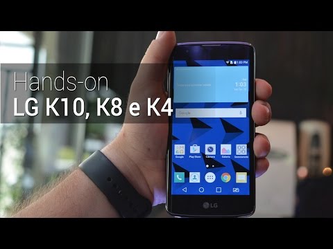 Hands-on: LG K10, K8 e K4 | Tudocelular.com