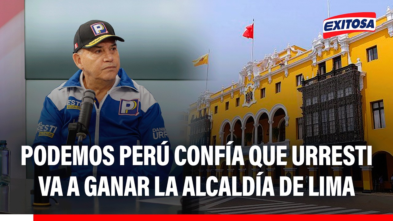 🔴🔵 Podemos Perú confía que Daniel Urresti va a ganar la alcaldía de Lima