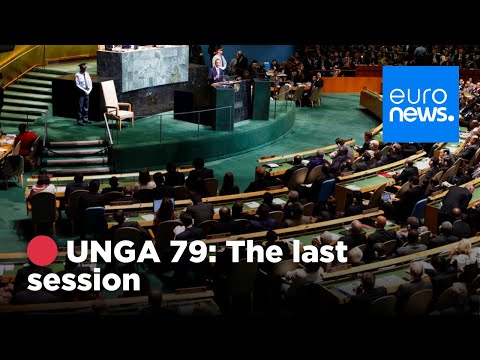 🔴 LIVE - UNGA 79: Final day session with Global Ministers' speeches | euronews 🇬🇧