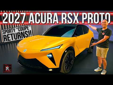The 2027 Acura RSX Prototype Is An In-House Built Next Gen EV With A Throwback Name