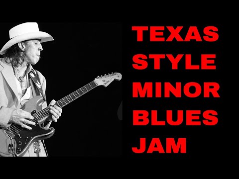 TEXAS Style D Minor Blues Jam | Guitar Backing Track in D Minor
