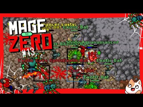 TIBIA: MAGE DO ZERO EP 13 - ACESSO E HUNT A EXOTIC CAVE 🧙‍♂️🦇🕷