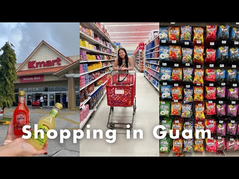 Vlog • Compras em Guam, EUA 🇺🇸: Kmart, compras de alimentos (com preços), lanches e muito mais 🛒