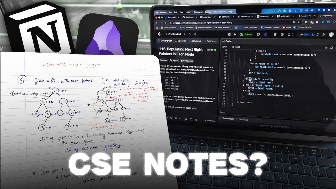 Take CSE Notes the Right Way | Handwritten, Digital & Coding Notes Explained