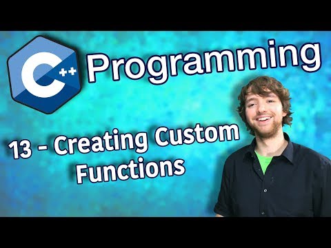 C Programming Tutorial 13 Creating Custom Functions