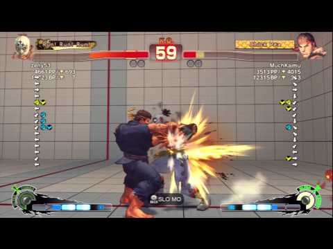 SSF4 AE 2012 Ranked zeny53 (El Fuerte) vs MuchKaimu (Ryu)