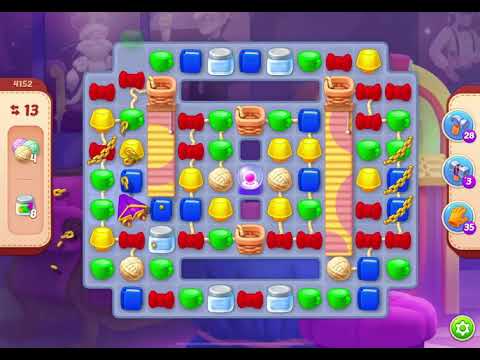 HomeScapes Level 4152 no boosters (15 moves)