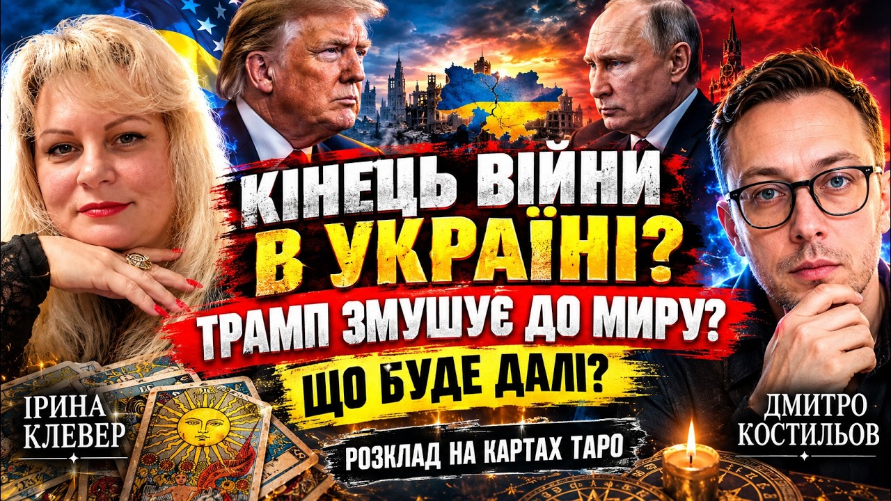 Таро прогноз ТРАМП ТИСНЕ ЗАРАДИ МИРУ! КІНЕЦЬ ВІЙНИ В УКРАЇНІ БЛИЗЬКО? | Кости?