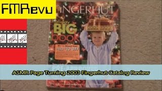 ASMR Calm & Relaxing Page Turning Sleep-aid | 2003 Fingerhut Catalog Review