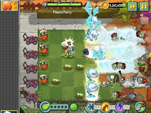 Plants vs Zombies 2 Epic Hack - The Pinata Party - December 9, 2015 - The Cold Snapdragon Debut