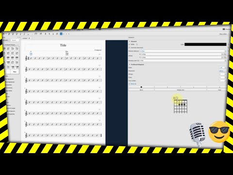 MuseScore Tutorial - How to Create Fretboard Chord Diagrams for Guitar in MuseScore