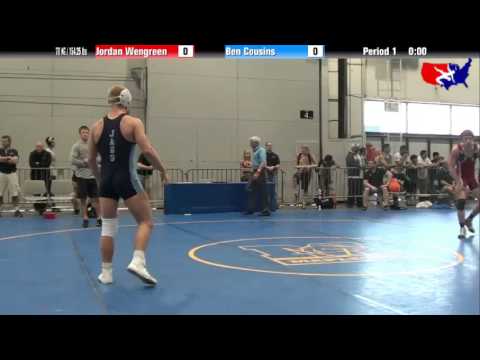 Jordan Wengreen vs. Ben Cousins at 2013 Junior Nationals - FILA - FS